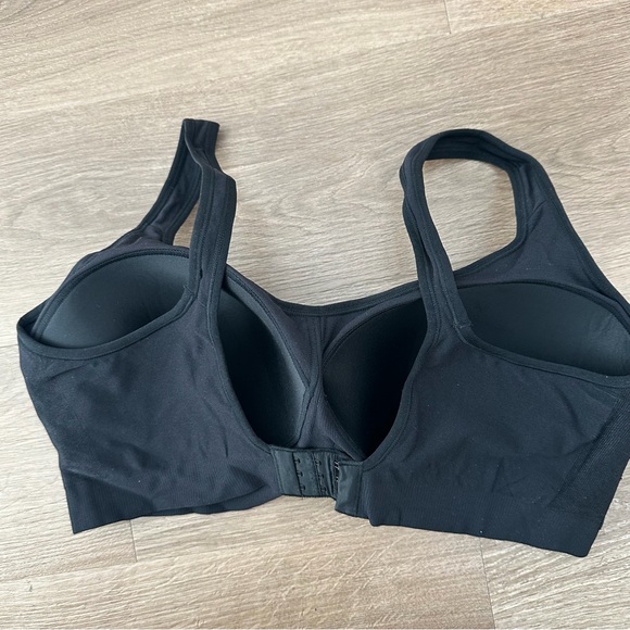 Truekind Daily Comfort Wirefree Shaper Bra Womens 4XL Black - Picture 3 of 3